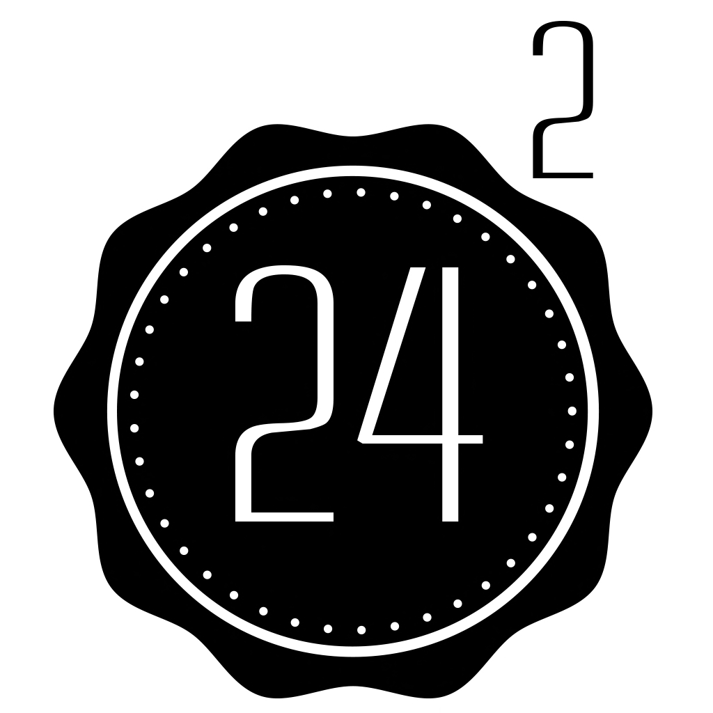 The 24 Squared Logo